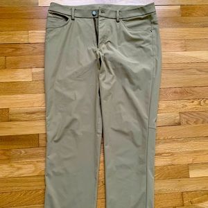 lululemon athletica mens khaki pants 36x32